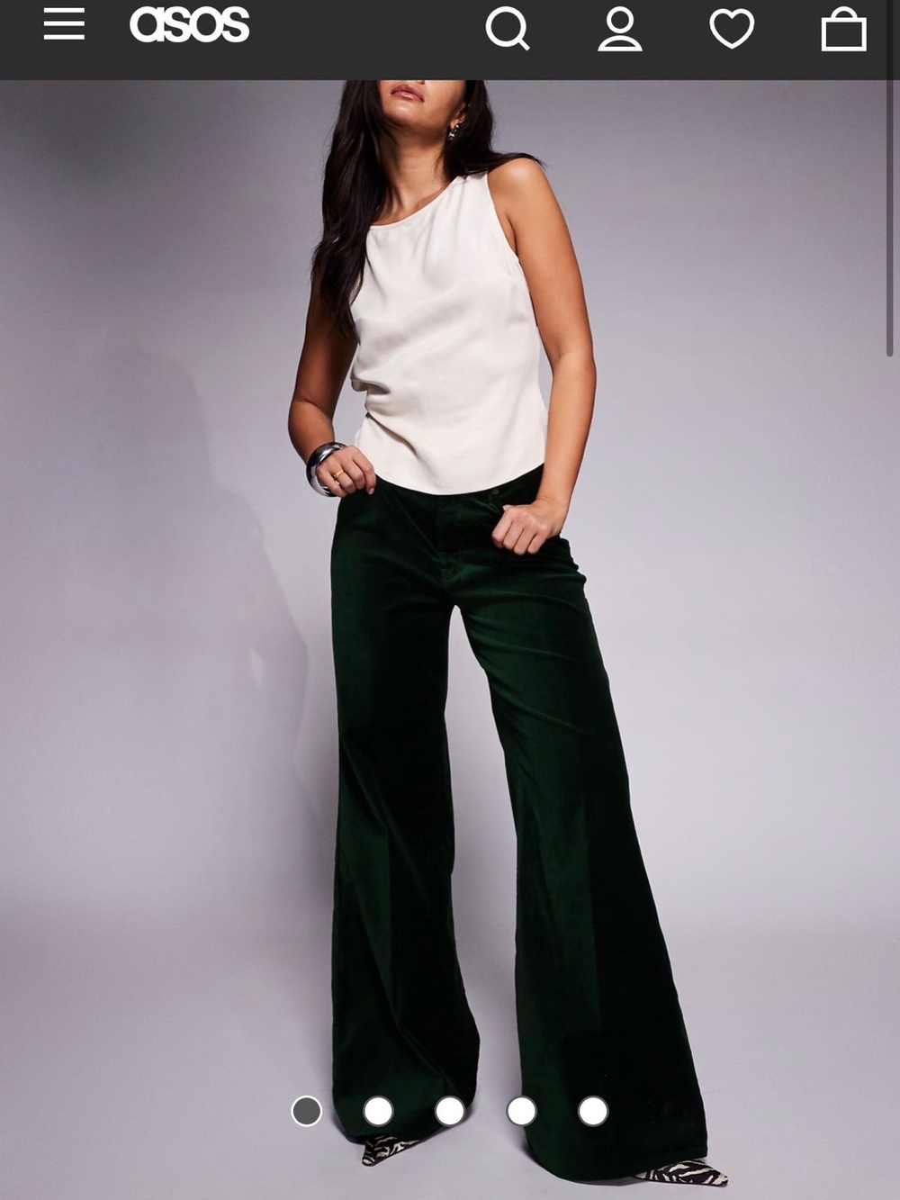 Good American Good Waist Palazzo Pants